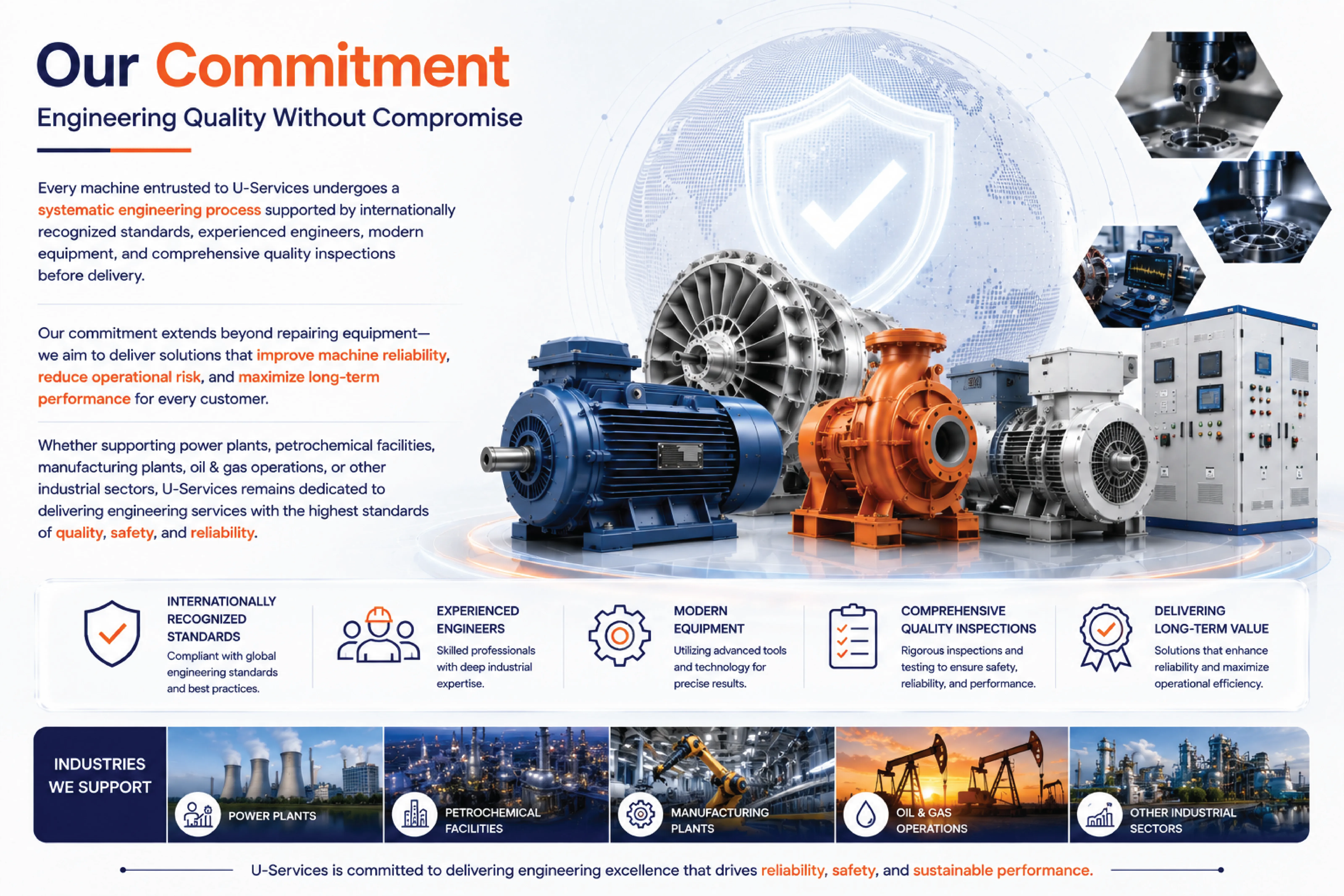 U-Services engineering quality commitment